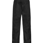 Food Industry Unisex Elastic Drawstring Pant- Black